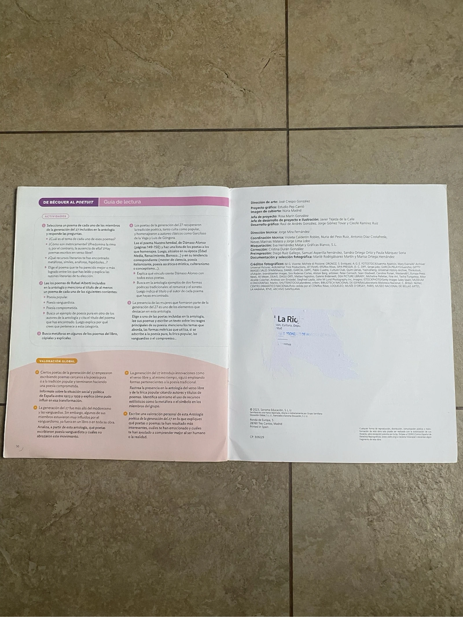 Livre de langue castillane 4 ESO Santillana – Itinéraires de lecture (cahier) – photo 7